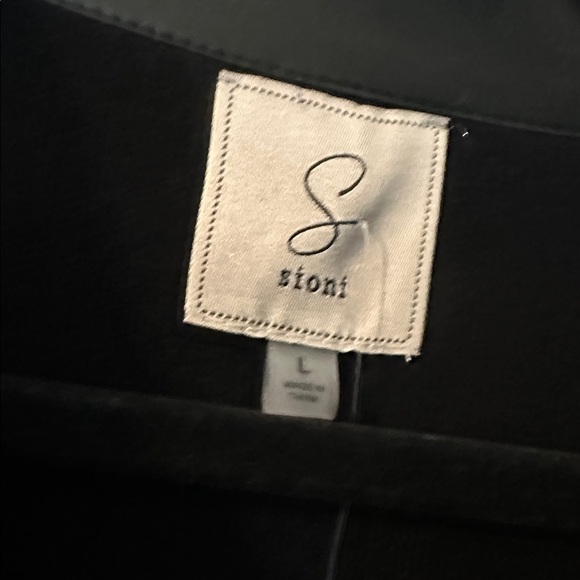 Black Blazer with Leather Collar - Picture 5 of 6